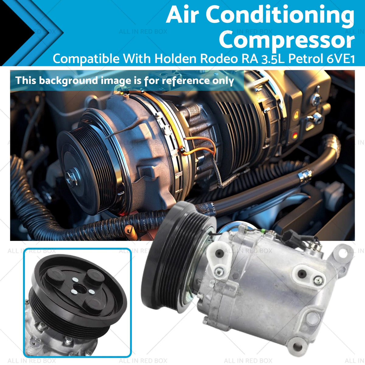 A/C Compressor for Holden Rodeo RA (2003–2008) 6VE1