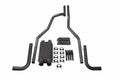 2.5" Dual Exhaust for 00-06 Chevy GMC 2500 (Dual Inlet, 2 Chamber, Side Exit)