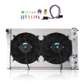 3 Row Aluminum Radiator Fan Shroud Relay Kit for Chevrolet Corvette (1984–1990)