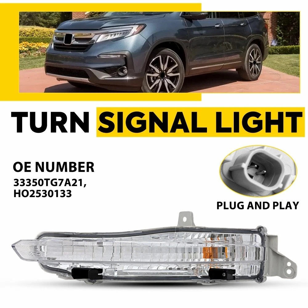Left Front Turn Signal Light for Honda Pilot (2019–2022)