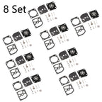 Set of 8 Carburetor Diaphragm Repair Kit for ZAMA RB-100 STIHL HS45 FS55 FS38 BG45