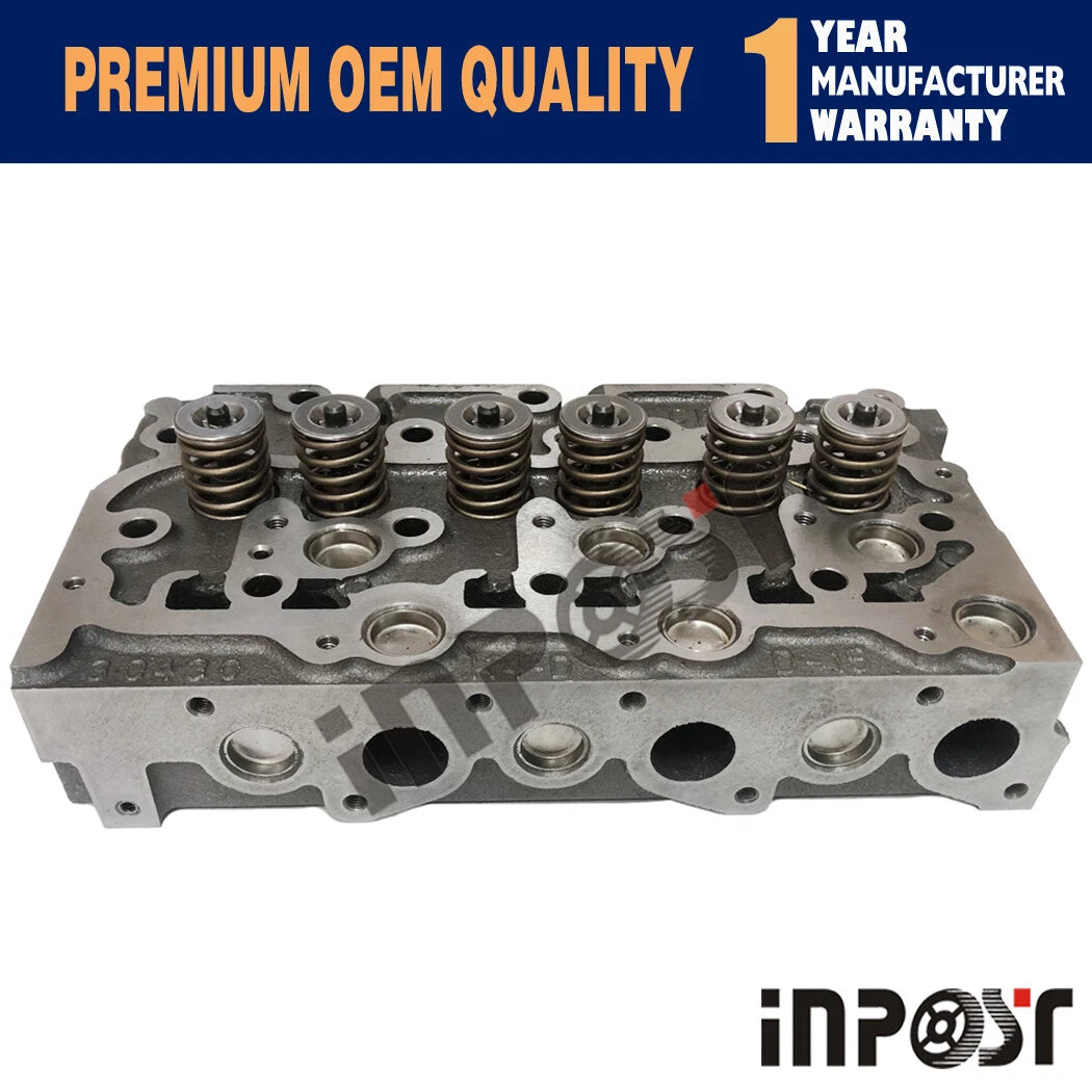 Complete Cylinder Head & Gasket Set for Kubota KX91-3 U35 L3130GST (D1503)