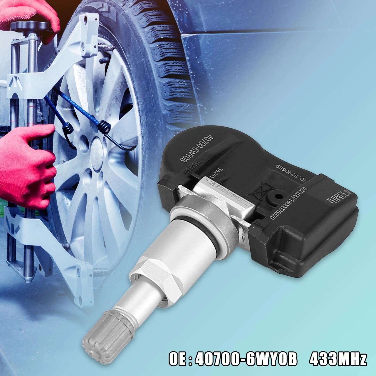 TPMS Sensor 433MHz 40700-6WY0B for Infiniti QX56 QX80 (2011–2017)