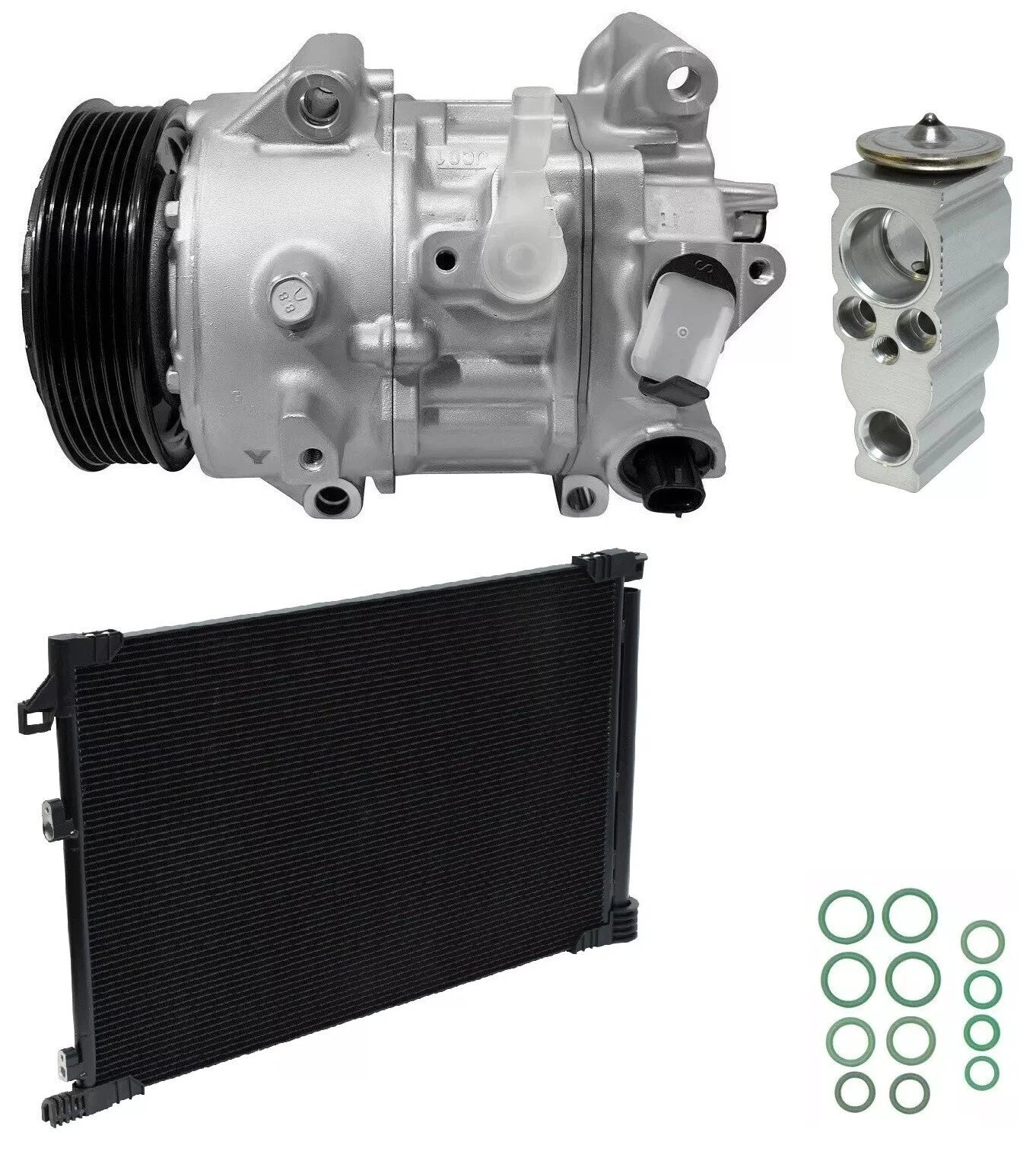 AC Compressor Kit with Condenser for Lexus NX200t 2.0L (2017–2017)