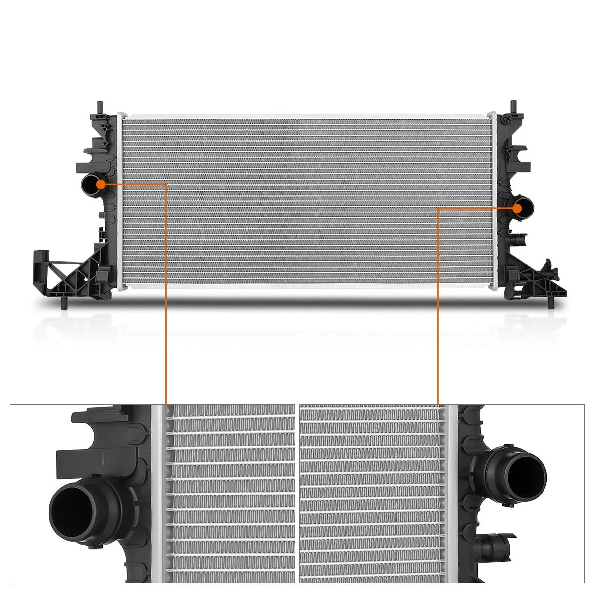Aluminum Core Cooling Radiator for Chevy Cruze (2016–2019) DPI-13620