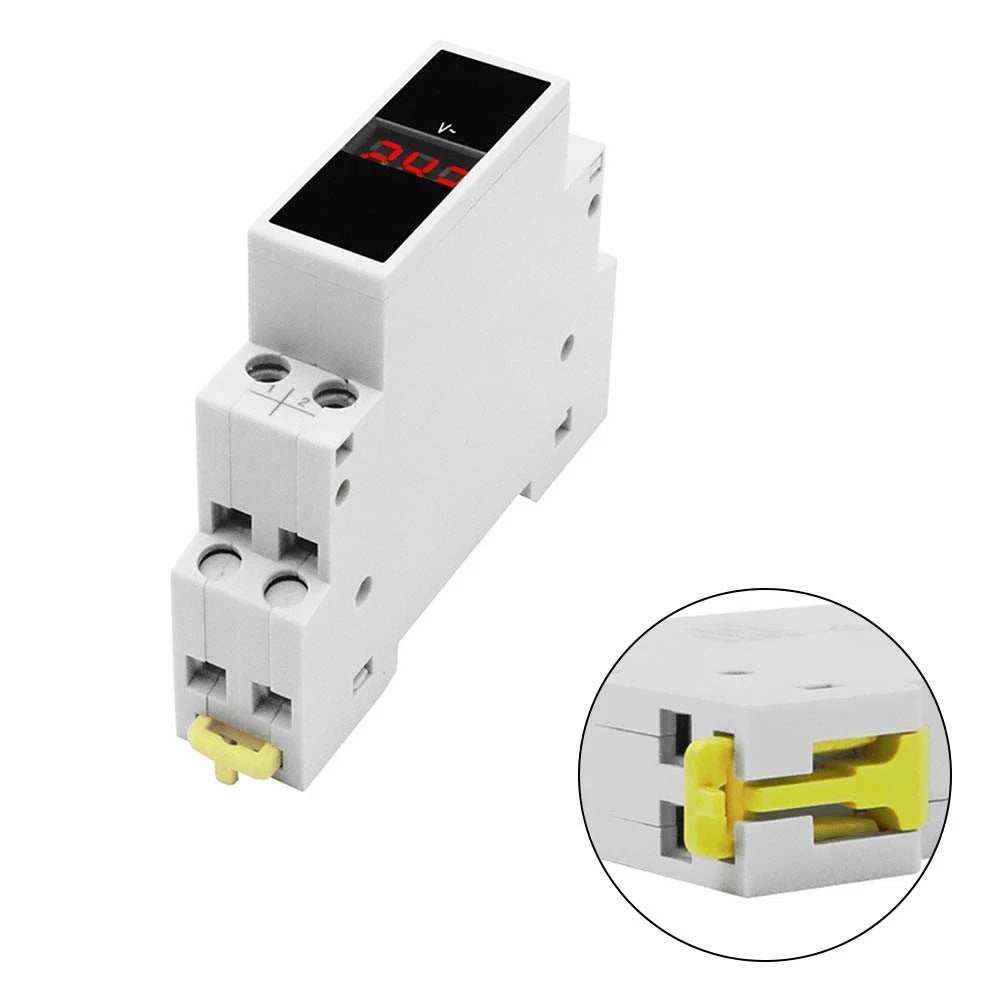 Real Time Voltage Display Din Rail Modular Voltmeter AC80500V for AC805 (1VA)