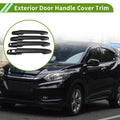 Exterior Door Handle Cover Trim for Honda HR-V (2016–2020) Carbon Fiber Black