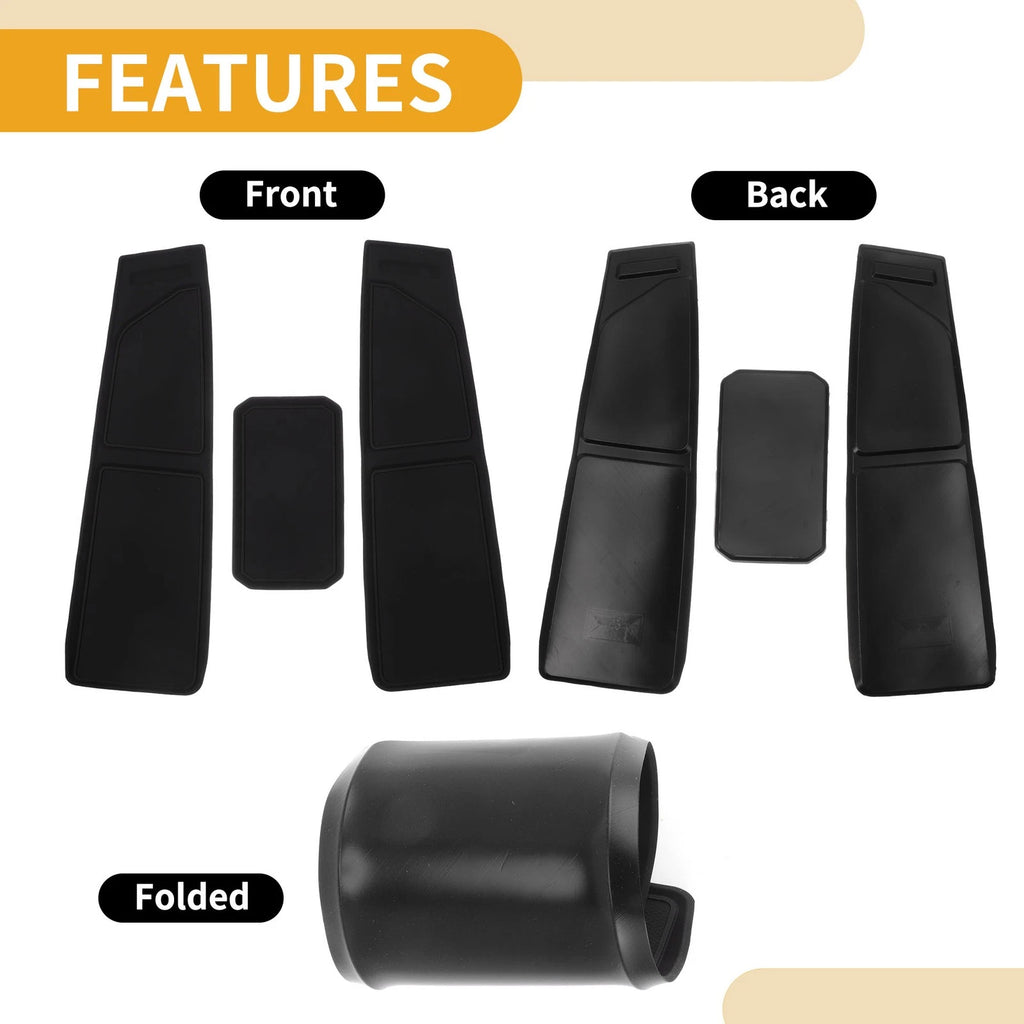 Dashboard Cover for Ford Bronco (2021–2024) Black Set of 1
