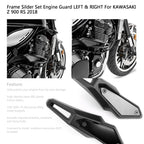 Motor 900 Slider Frame Protection for Kawasaki Z900RS (2018) - Left & Right Black