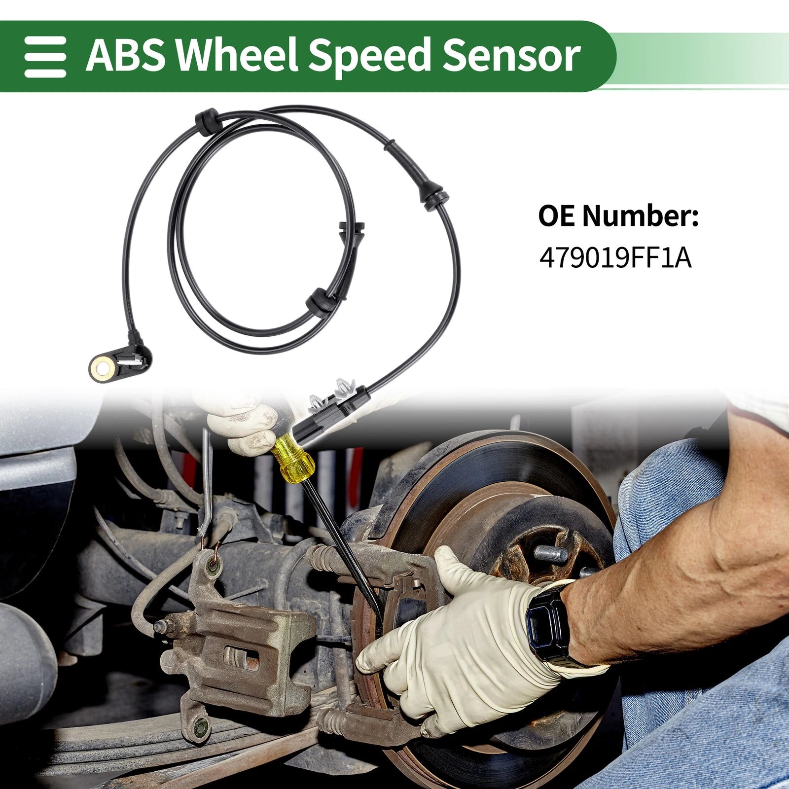 ABS Wheel Speed Sensor No. 479019FF1A for Nissan Titan V8 (2004–2015)