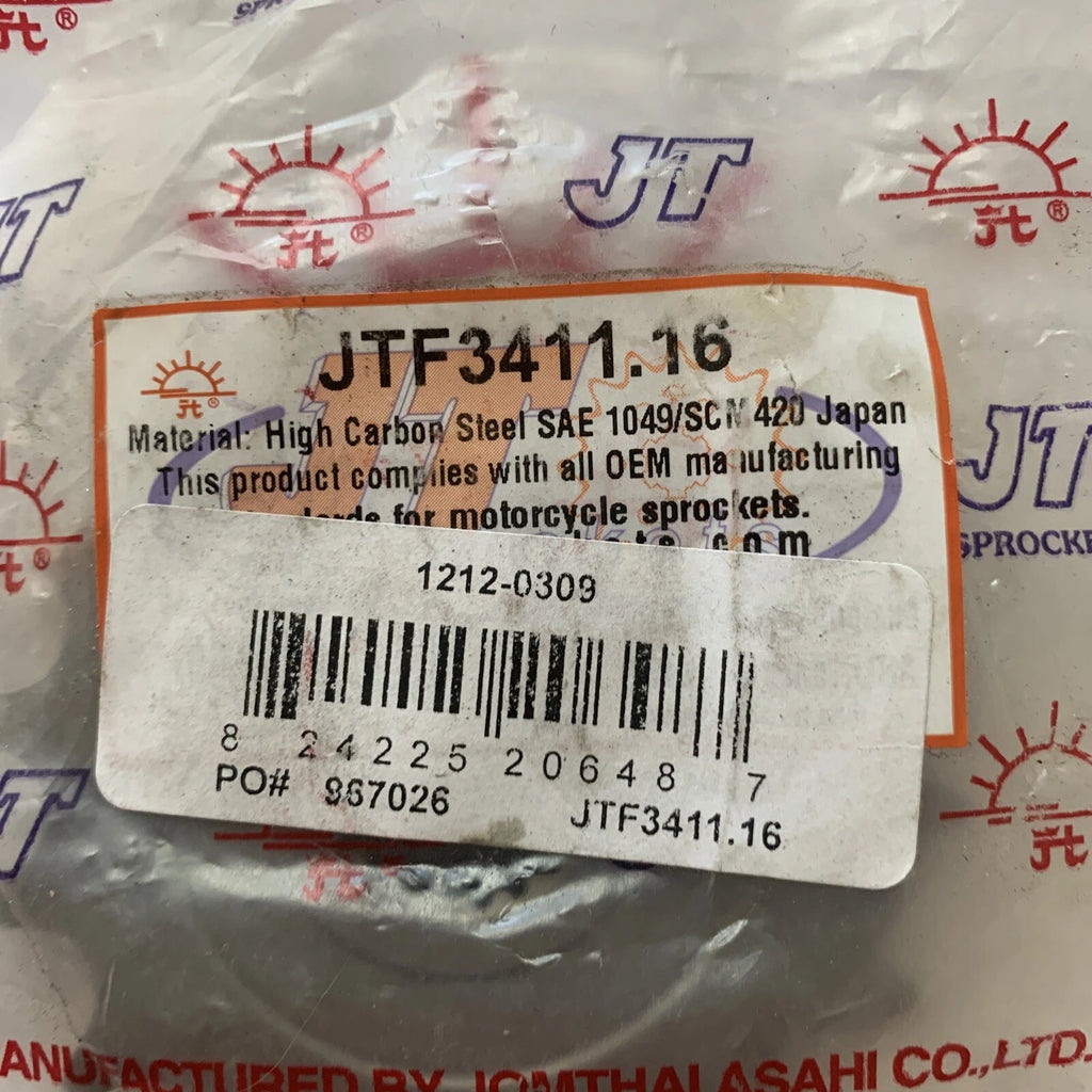 Front Sprocket 16T for JTF3411.16 (Compatible Models)