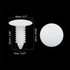 40pcs Plastic Bolt Rivets Fastener Door Trim Panel Clips for Ford 
