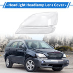 1 Pcs Headlight Lens Cover for Lexus RX300 (1999–2003) PC Clear