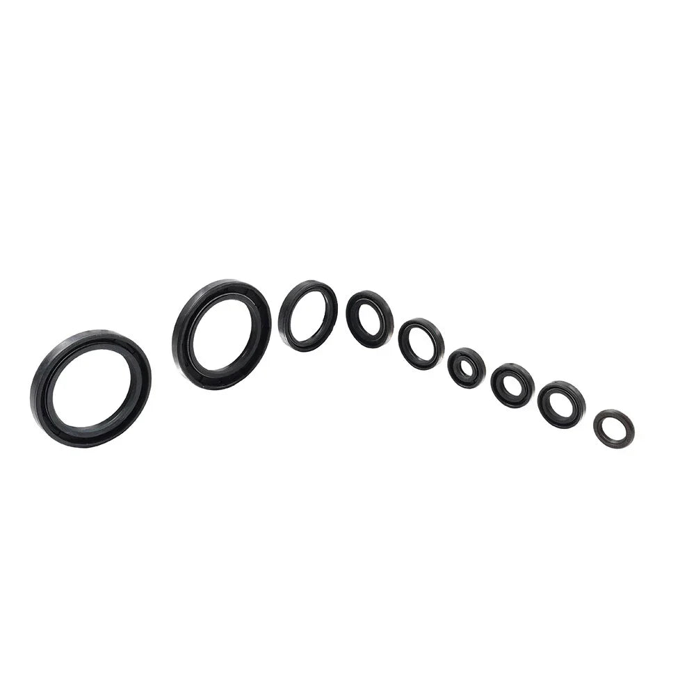 9 x Engine Oil Seal Kit for Honda CRF450X (2005-2009, 2012-2017)