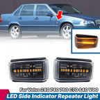 2X LED Side Marker Light Indicator for Volvo C70 S40 S70 V40 V70 (1998–2007)