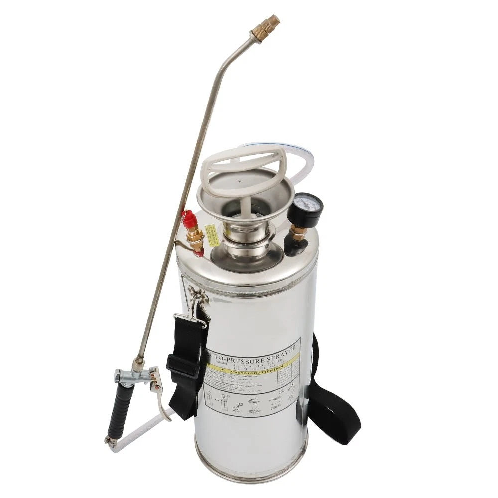 Stainless Steel Sprayer with Adjustable Nozzle for Various Applications
