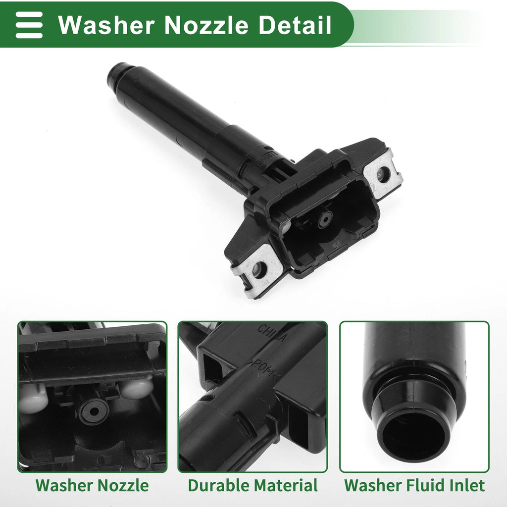 Front Driver Side Headlight Washer Nozzle for Honda CR-V (2015–2020) No. 76885T1WR01