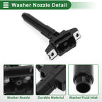 Front Driver Side Headlight Washer Nozzle for Honda CR-V (2015–2020) No. 76885T1WR01