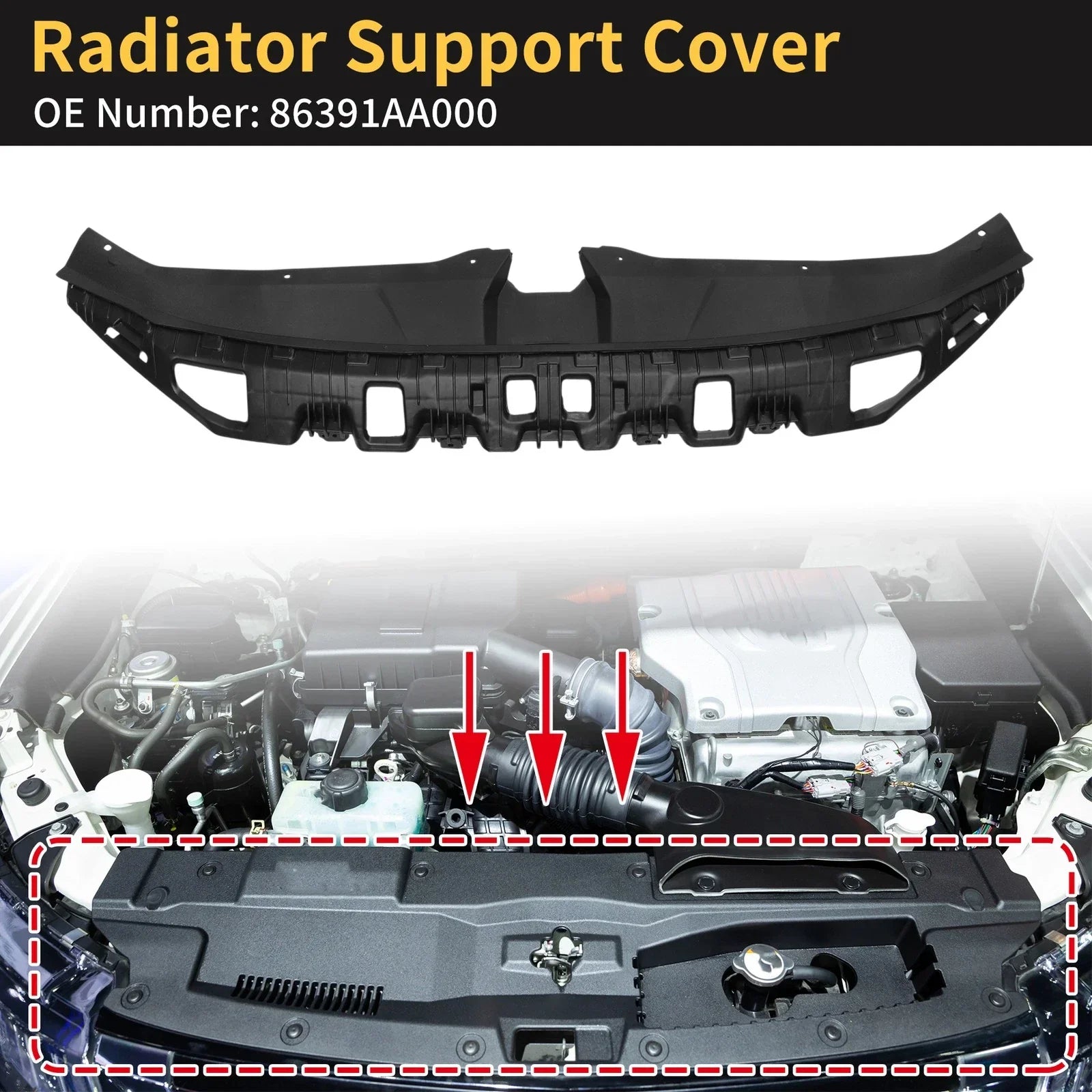 Radiator Support Cover for Hyundai Elantra 2021-2023 (21-23)