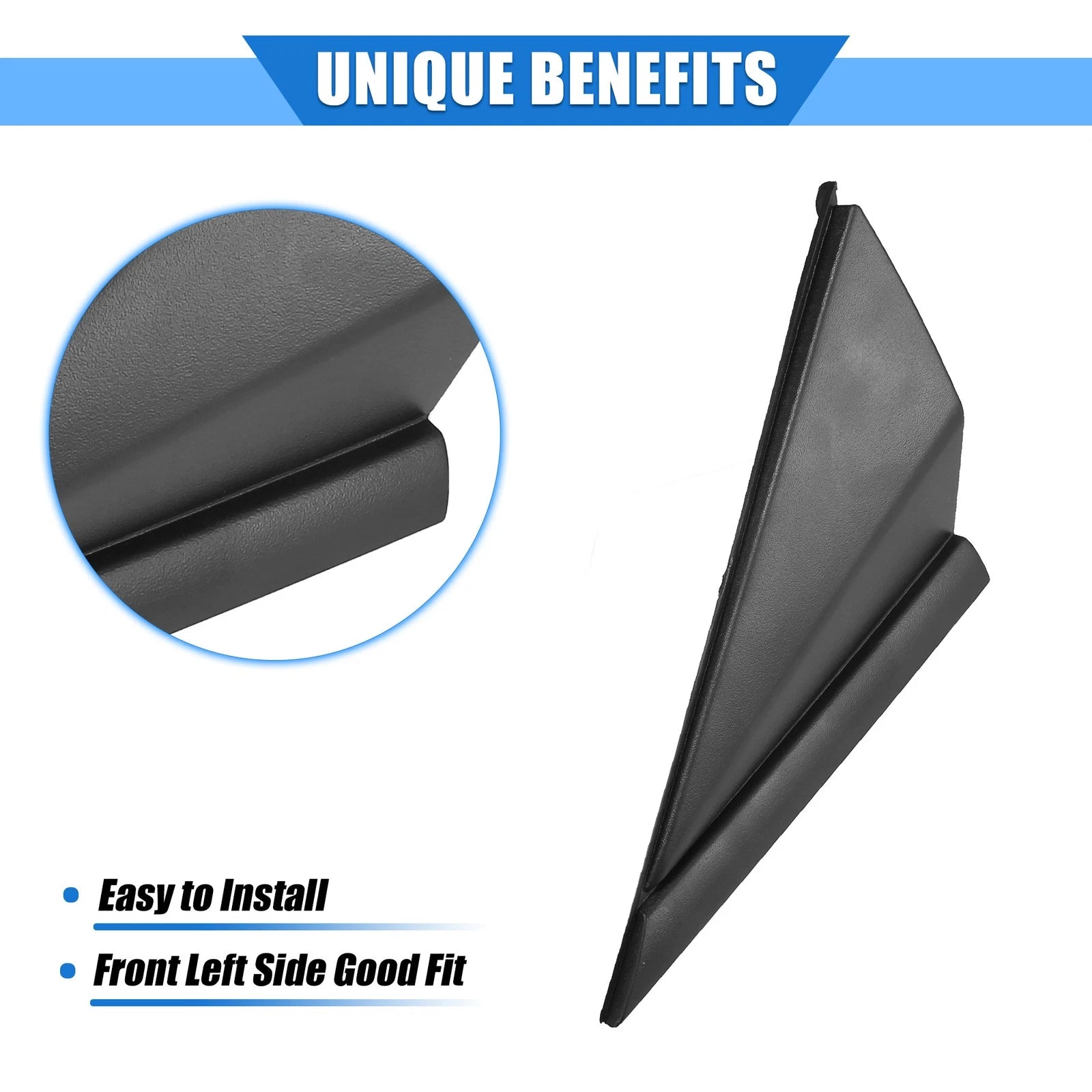 Left Mirror Corner Triangle Fender Cover for Hyundai Elantra (2014–2016) No. 861803X600