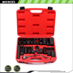 21PC Oxygen Sensor Socket Tool Set for Automotive Vacuum Switch Sending Off