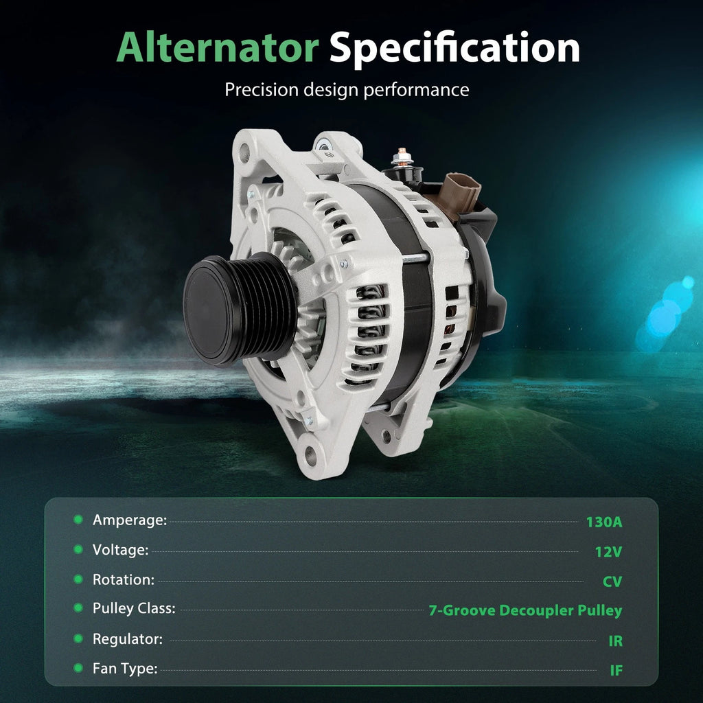 Alternator with Pulley for Toyota Highlander (2008–2013)