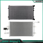 Radiator and A/C Condenser for Audi TT Quattro (2000–2006) & Volkswagen Golf (1999–2005)