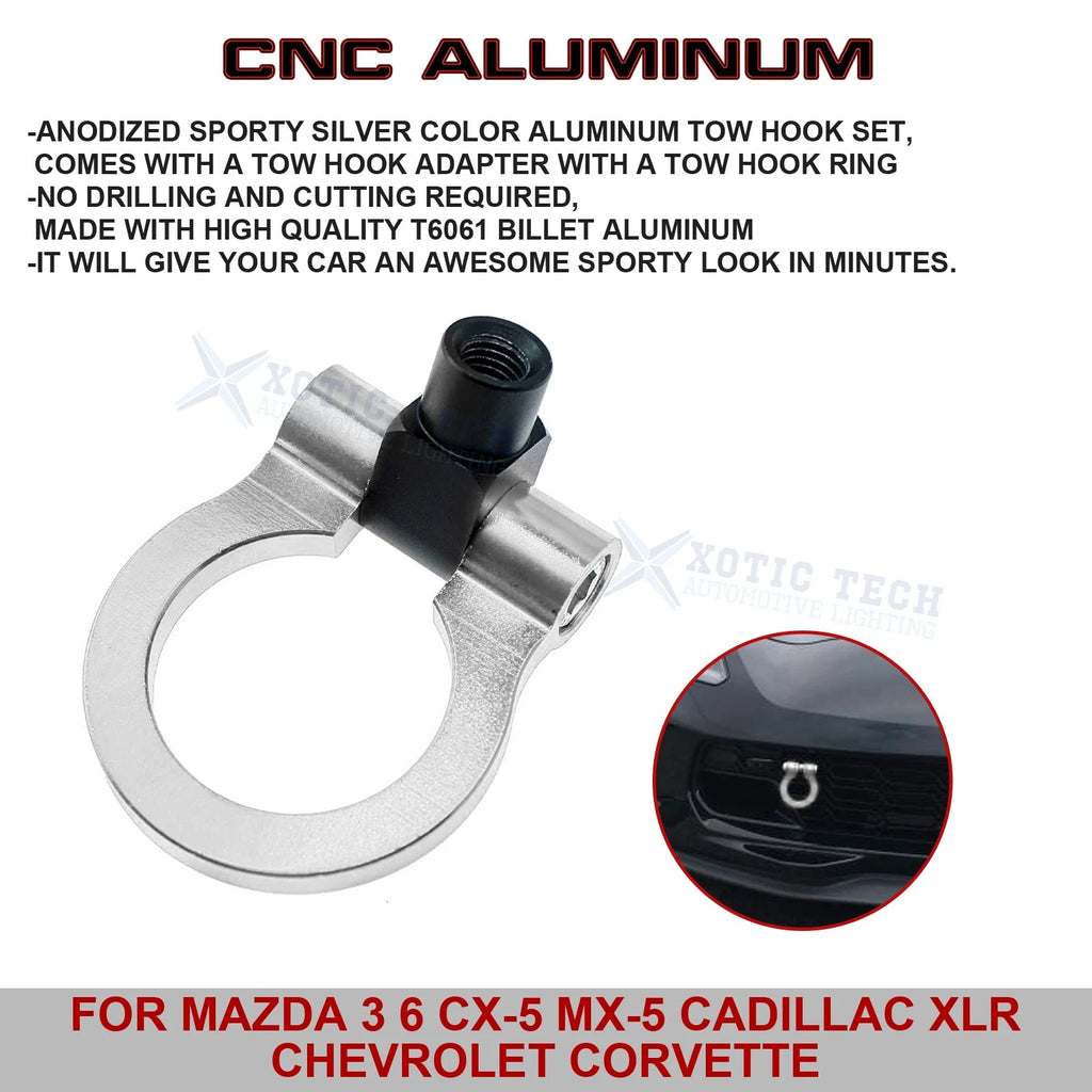 Anodized Aluminum Tow Hook for Cadillac XLR (2006-2009)
