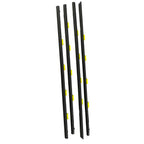 Set of 4 Window Trim Glass Door Belt Rubber Black for Honda Civic (1996–2000)