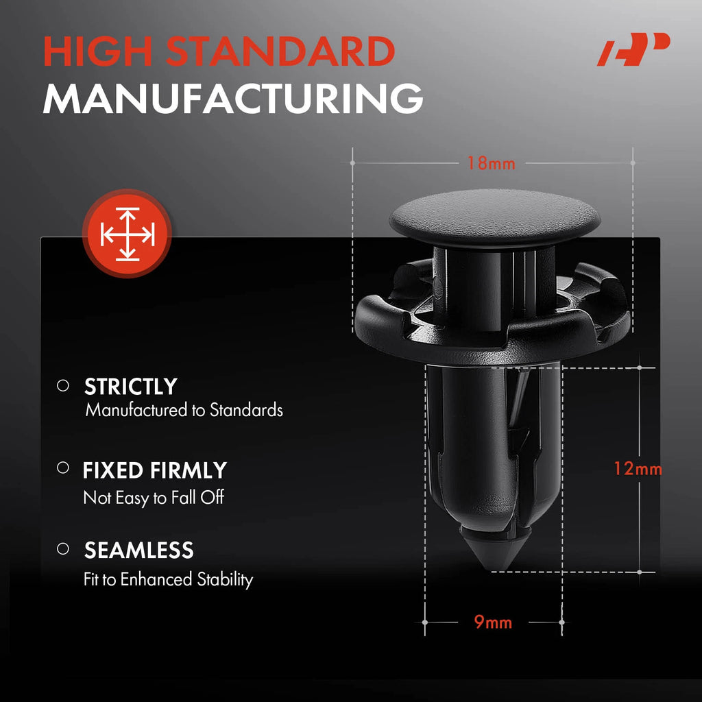 30x Nylon Fender & Bumper Retainer Clips for Honda CR-V