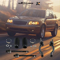 Set of 6 Front Inner Outer Tie Rod Boots for Acura MDX, Honda Pilot (2001–2008)