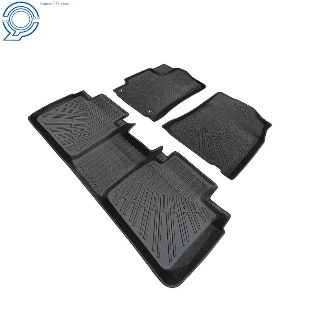 Set of 3 TPE Floor Mats for Toyota Camry (2007–2011) All Weather Black