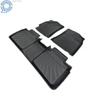 Set of 3 TPE Floor Mats for Toyota Camry (2007–2011) All Weather Black