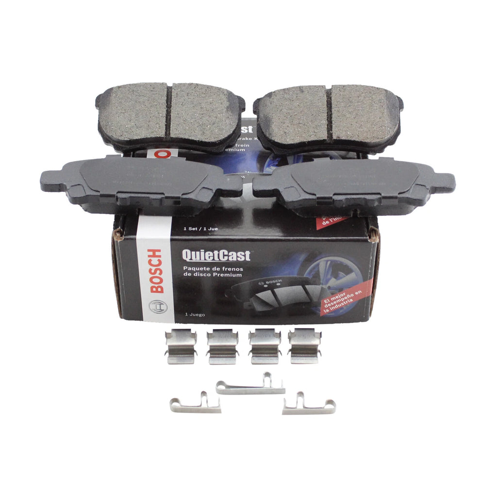 Set of 4 Bosch QuietCast Rear Ceramic Brake Pads for Sebring Caliber Patriot Lancer (2007–2010)