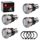 4Pcs Upper/Lower Front Ball Joint for Polaris RZR XP1000/XP4 1000 (2014–2022)