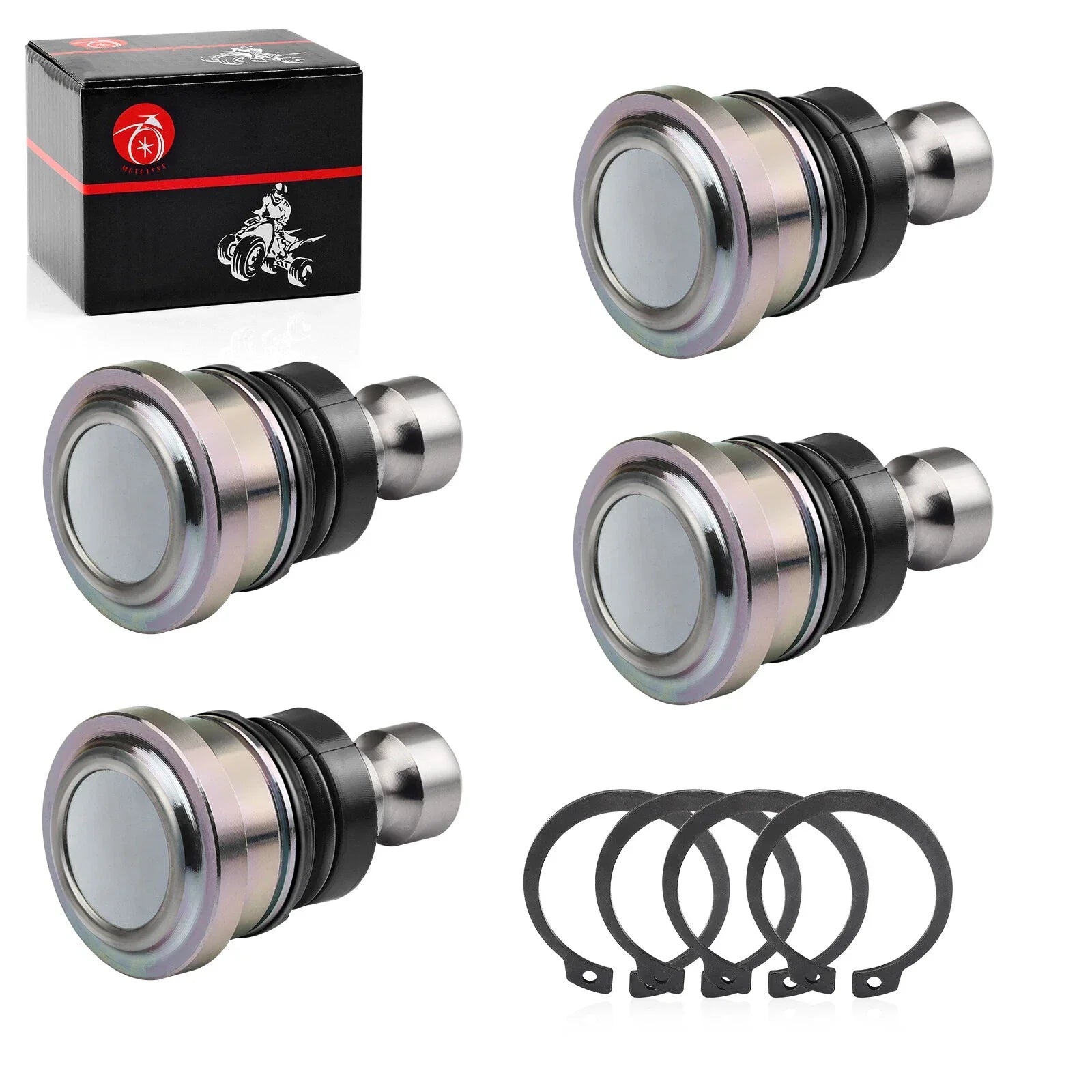 4Pcs Upper/Lower Front Ball Joint for Polaris RZR XP1000/XP4 1000 (2014–2022)