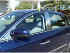 8pc. Luxury FX Stainless Steel Window Pkg (w/o Posts) for 05-07 Mercury Montego