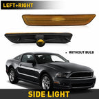 Amber Reflectors for Ford Mustang (2010–2014) Bumper Front Side Marker Lights