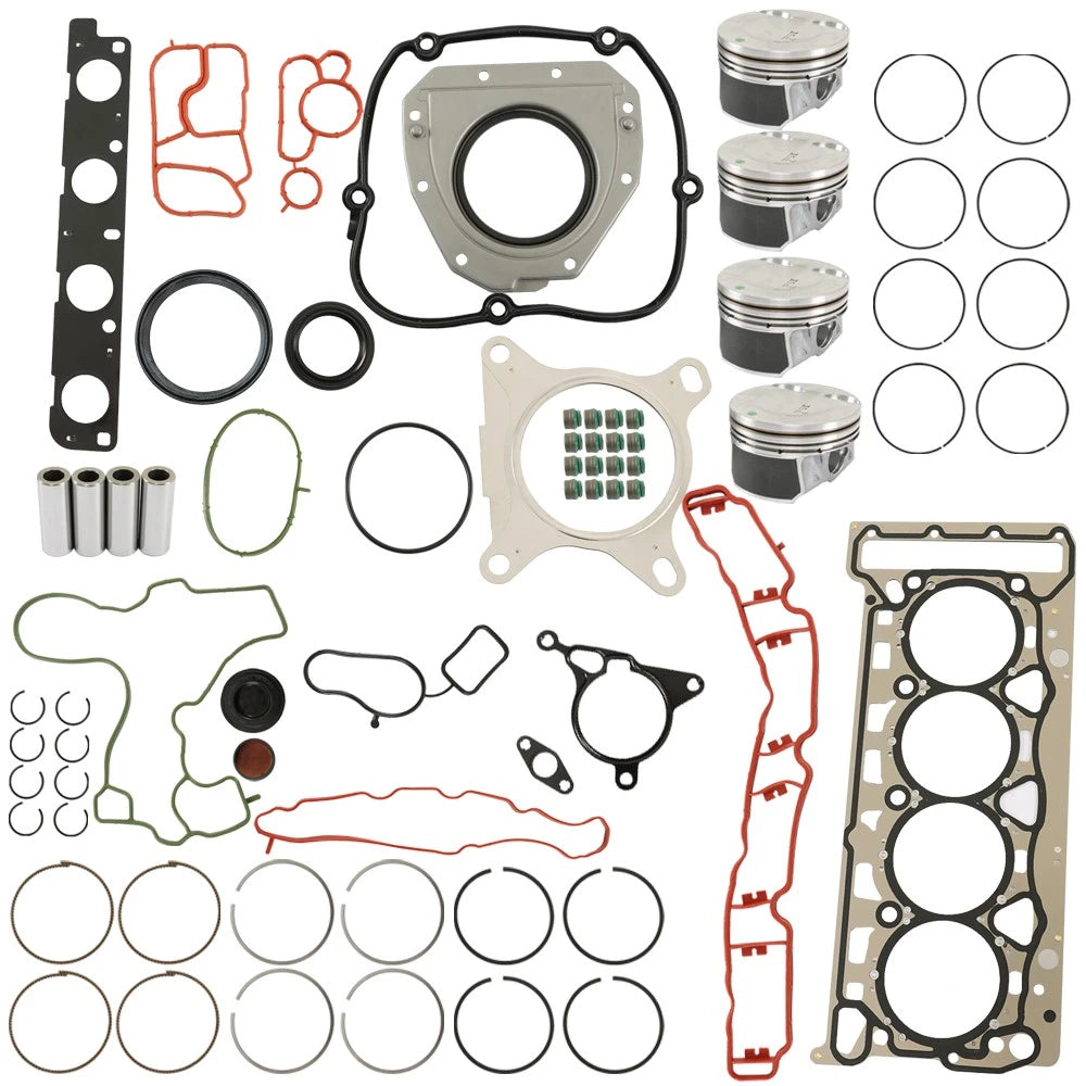 Engine Overhaul Rebuild Kit with Piston & Ring for Audi A3 A4 A5 Q5 TT (2006–2020)