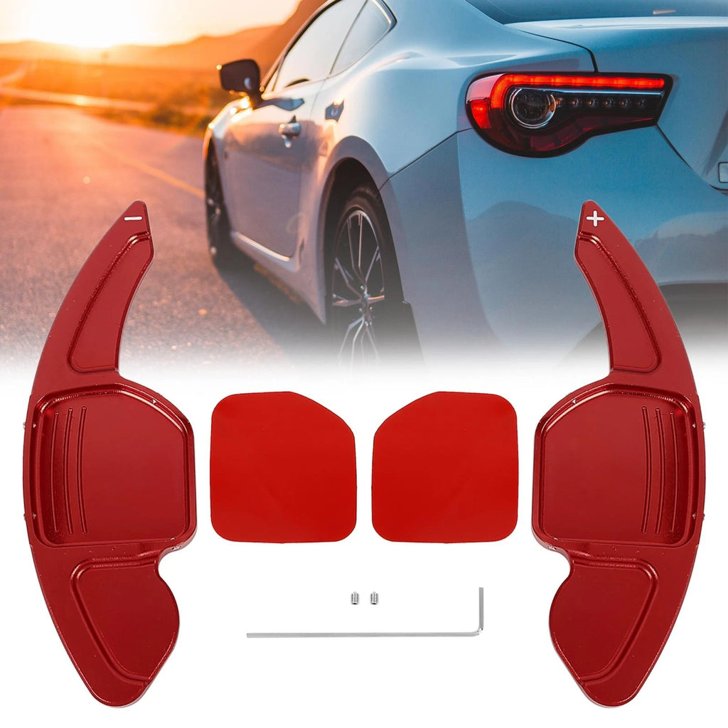 Pair Red Steering Wheel Shift Paddle for Audi A4 A5 S4 S5 Q5 (2013)