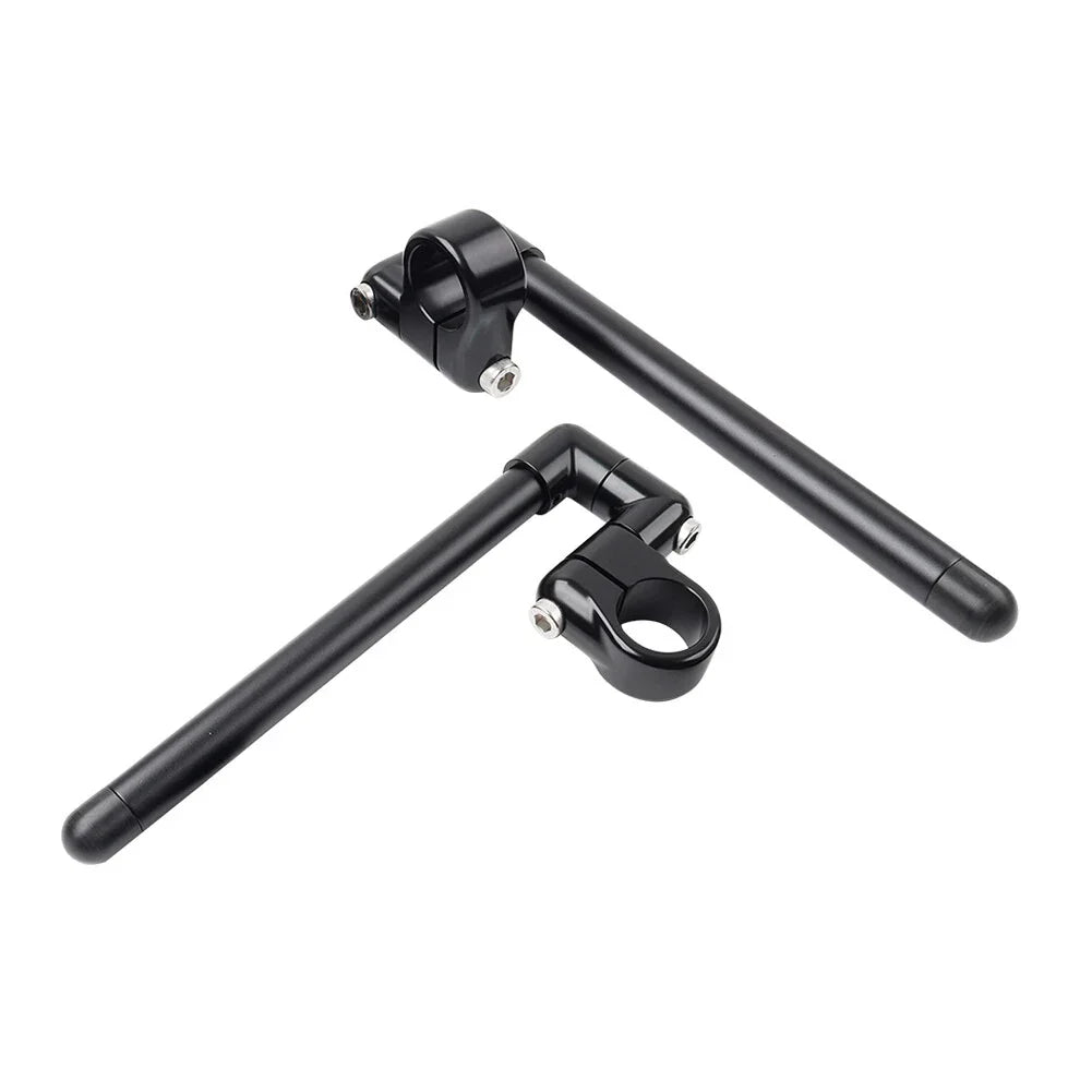 36MM Clip-On Handlebar for Motorcycle Cafe Racer - Black