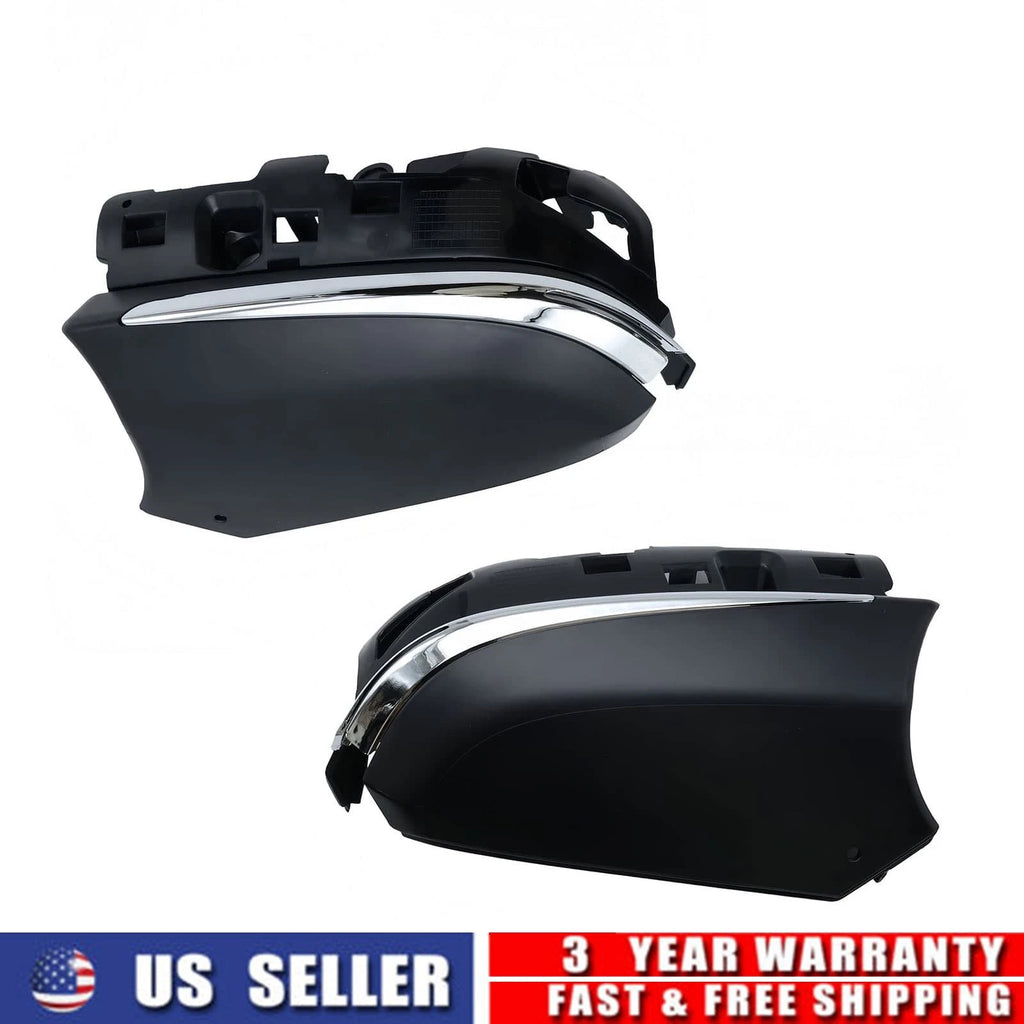 2X Side Mirror Lower Cap Trim Ring for Toyota Camry (2018–2024) w/ Signal Hole