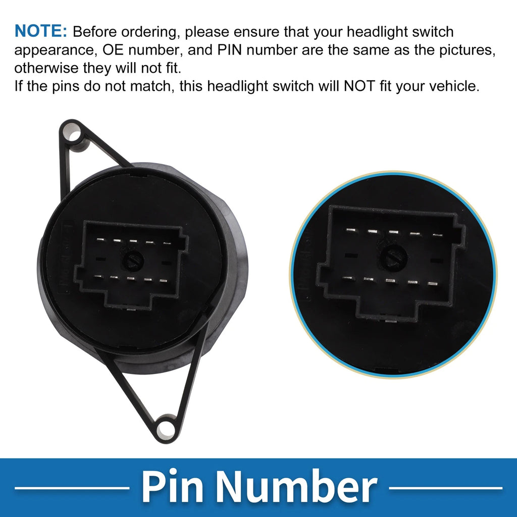Headlight Switch for Mercedes-Benz Atego (1998–2013) No.A0015451704