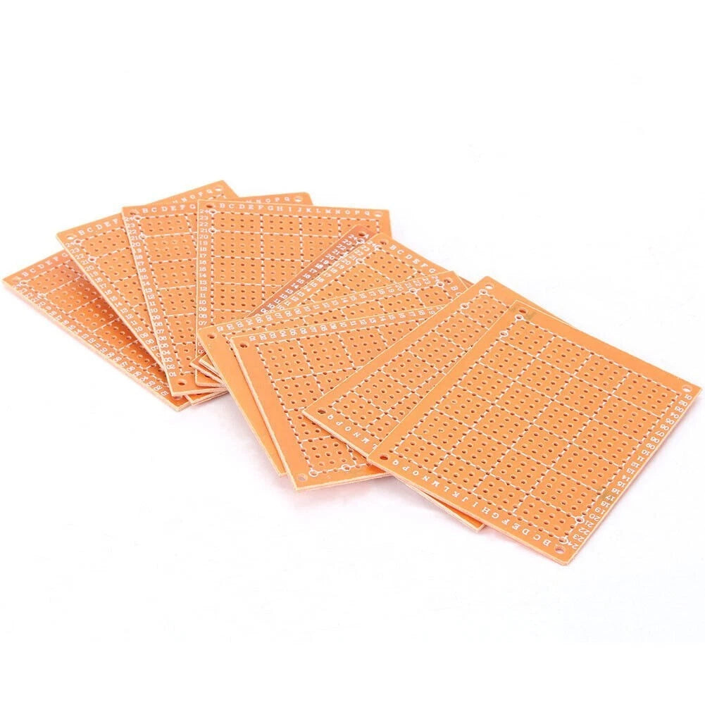 Set of 10 Prototype Paper Plate PCB Universal Test Boards for DIY Prototyping
