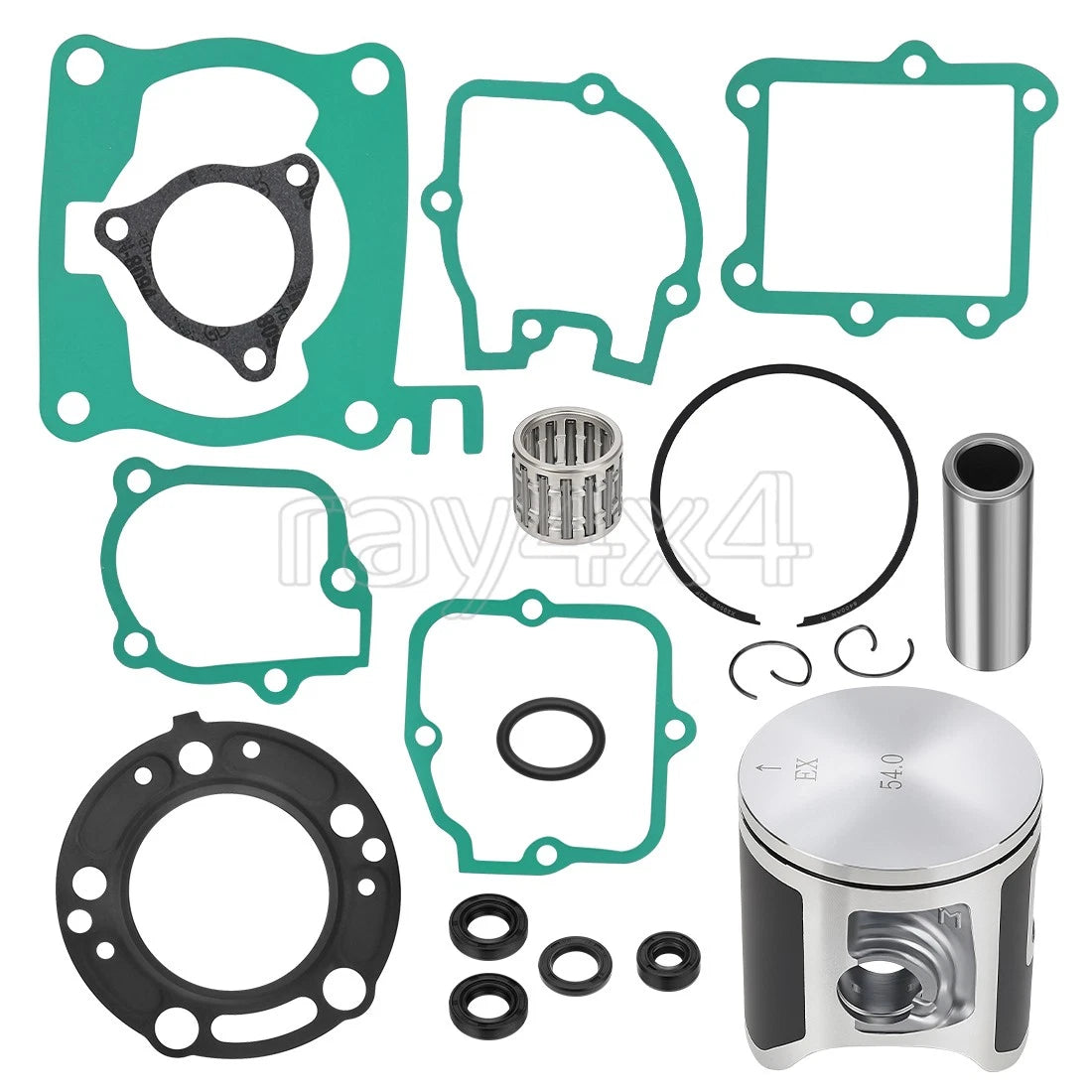 Top End Rebuild Piston Gasket Kit for Honda CR125R (2003–2004) 54mm Standard Bore