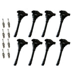 8x Ignition Coil & Iridium Spark Plug for Nissan NV2500 NV3500 Titan (2012–2019)
