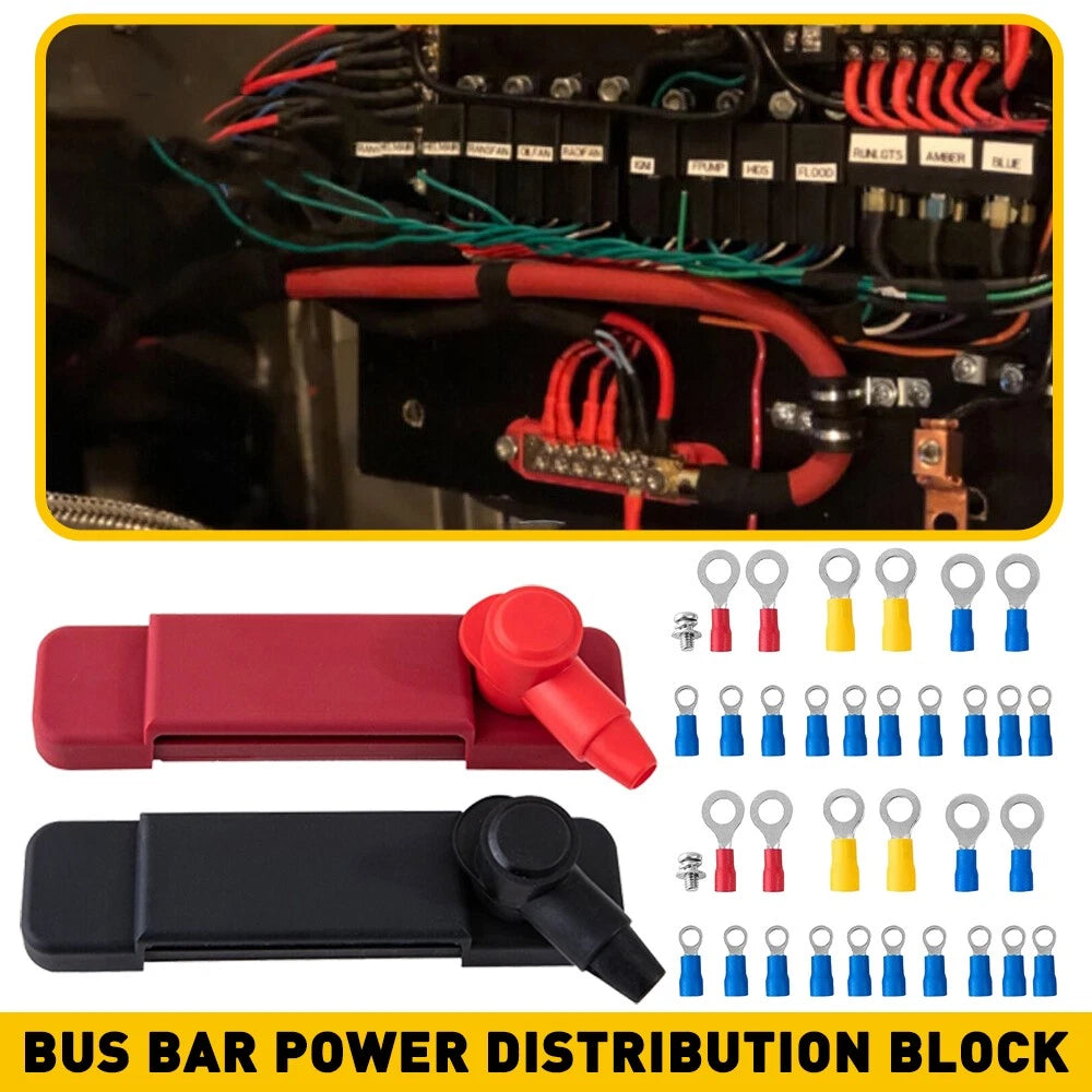 2X Power Distribution Terminal Block Screws for Car/Boat/Marine