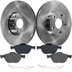Front Brake Disc Rotors and Pads Kit for Ford Transit Connect (2010–2013)