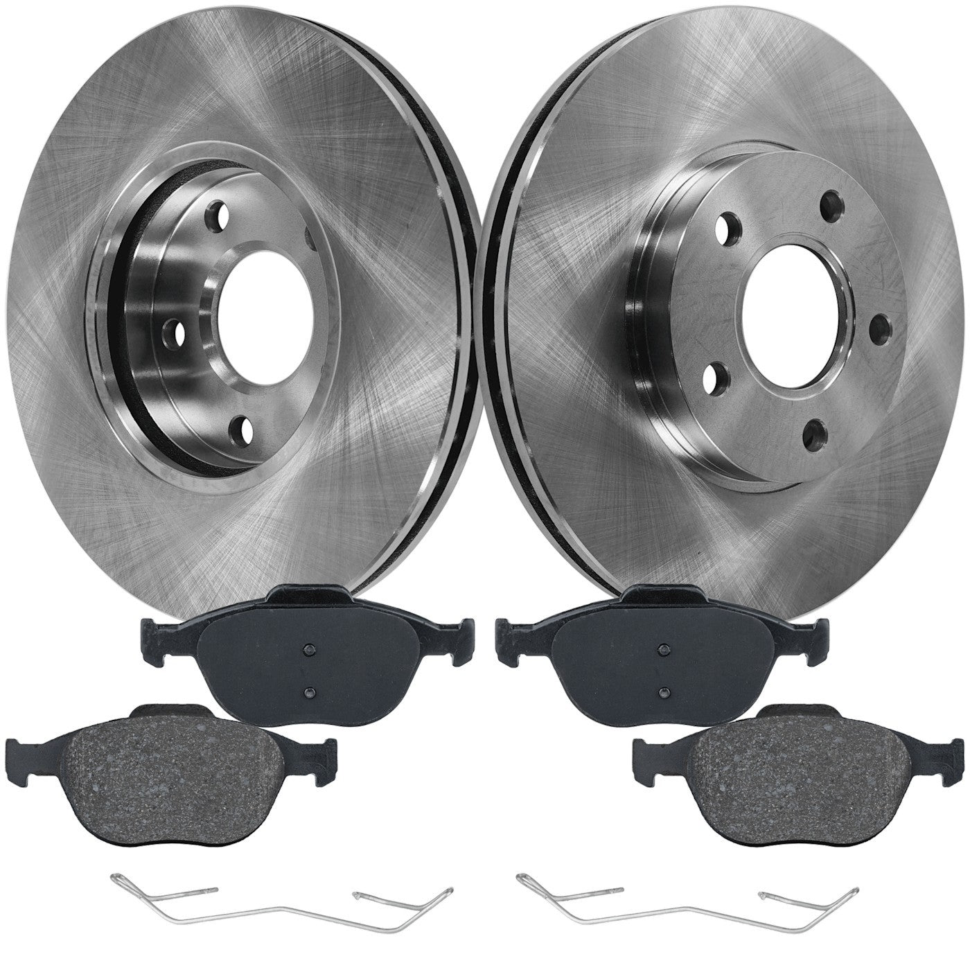 Front Brake Disc Rotors and Pads Kit for Ford Transit Connect (2010–2013)