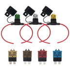 Fuses Blade Circuit Breaker with Holder for Universal Car Truck